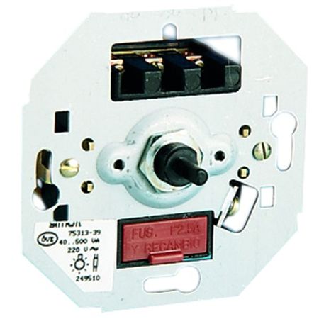 Механизм поворотного светорегулятора-переключателя Simon SIMON 75, 300 Вт, 75311-39
