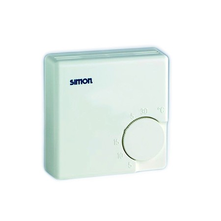 Термостат комнатный Simon SIMON 75, графит, 75500-68