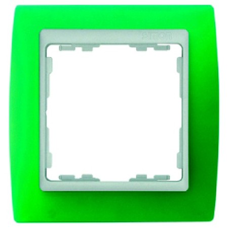 Рамка 1 пост Simon SIMON 82, зеленый полупрозрачный, 82613-65