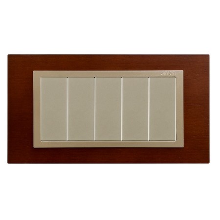 Рамка 8 узких модулей Simon SIMON 82, дуб, 82987-66