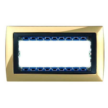 Рамка 5 узких модулей Simon SIMON 82, золотой, 82854-66