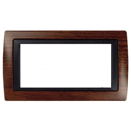 Рамка 5 узких модулей Simon SIMON 82, корень ореха, 82855-68