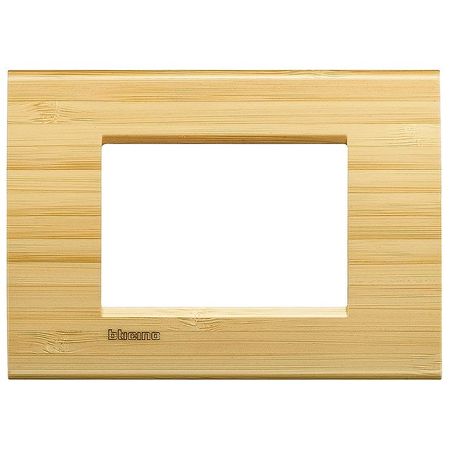 Рамка 3 модуля BTicino LIVING LIGHT, бамбук, LNA4803LBA