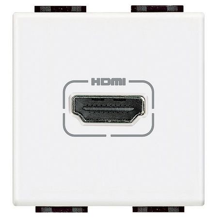 Розетка HDMI BTicino LIVING LIGHT, белый, N4284