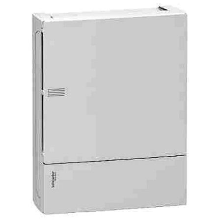 Распределительный шкаф Schneider Electric MINI PRAGMA, 24 мод., IP40, навесной, пластик, белая дверь, с клеммами, MIP12212