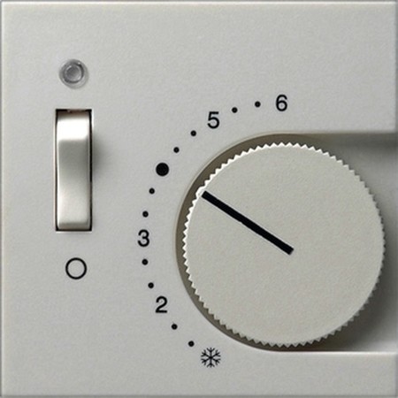 Накладка на термостат Gira SYSTEM 55, белый глянцевый, 149203