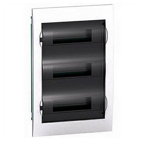 Распределительный шкаф Schneider Electric Easy9 36 мод., IP40, встраиваемый, пластик, прозрачная дверь, с клеммами, EZ9E312S2FRU