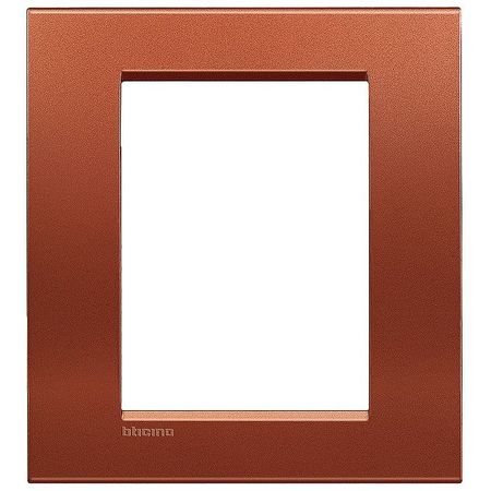 Рамка 3+3 модуля BTicino LIVING LIGHT, красный шелк, LNA4826RK