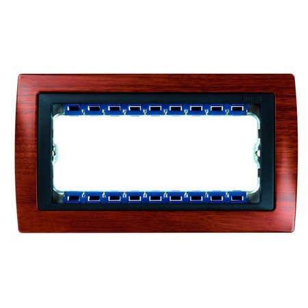 Рамка 5 узких модулей Simon SIMON 82, вишня, 82855-61
