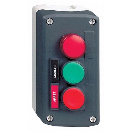 Кнопочный пост Schneider Electric Harmony XALD, 2 кнопки, XALD361M