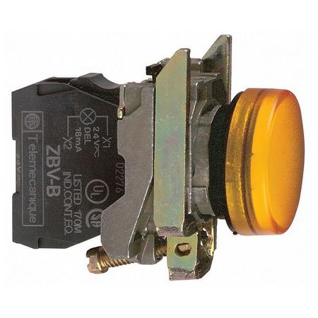 Лампа сигнальная Schneider Electric Harmony, 22мм, 230В, AC, Оранжевый, XB4BVM5
