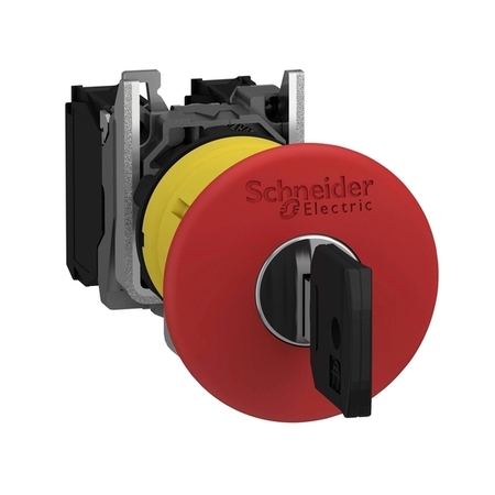 Кнопка Schneider Electric Harmony 22 мм, IP66, Красный, XB5AS9445