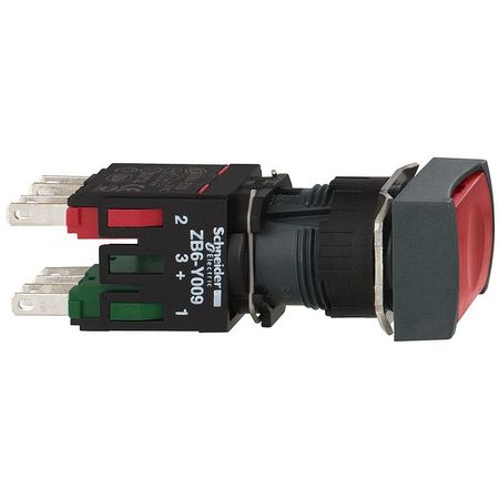 Кнопка Schneider Electric Harmony 16 мм, 24В, IP65, Красный, XB6DW4B5B