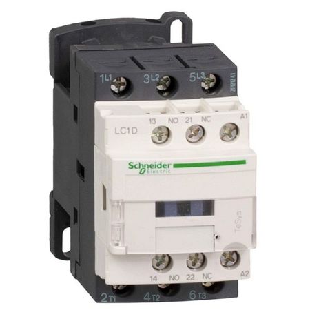 Контактор Schneider Electric TeSys LC1D 3P 9А 400/24В DC 4кВт, LC1D096BD