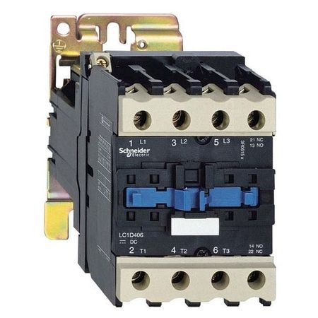 Контактор Schneider Electric TeSys LP1D 4P 60А 440/24В DC 30кВт, LP1D40008BD
