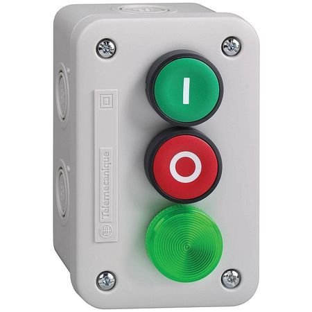 Кнопочный пост Schneider Electric Harmony XALE, 2 кнопки, XALE33V1M