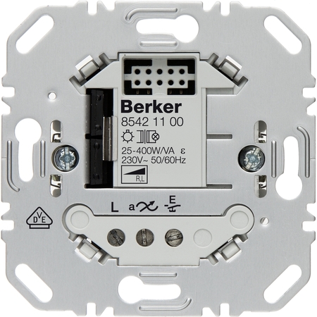 Механизм клавишного светорегулятора-переключателя Berker BERKER. NET, 400 Вт, 85421100