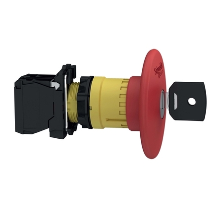 Кнопка Schneider Electric Harmony 22 мм, IP66, Красный, XB5AS9442