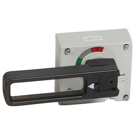 Стандартная поворотная рукоятка для DPX 630 - для устанавки на дверь щита - IP 55 - серая, 026281