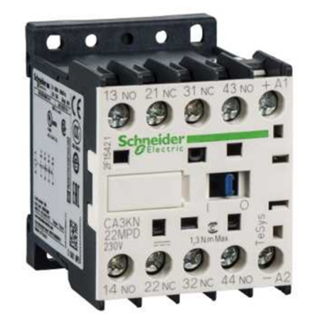 Контактор Schneider Electric TeSys CAD 10А 690/230В DC, CA3KN22MPD