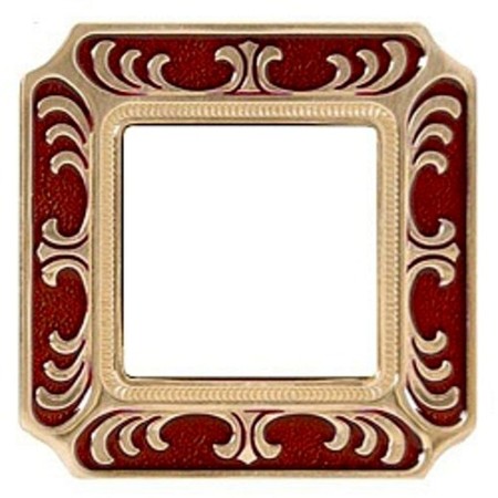 Рамка 1 пост FEDE SIENA SMALTO ITALIANO, ruby red, FD01351ROEN