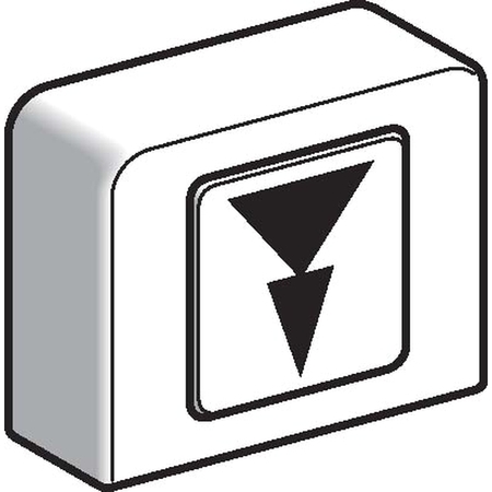 Кнопка квадратная Schneider Electric Harmony XAC, 1 кнопка, XACA924