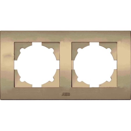 Рамка 2 поста ABB COSMO, кремовый, 612-010300-226