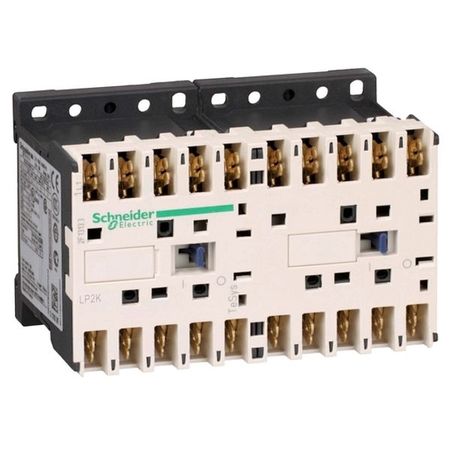 Реверсивный контактор Schneider Electric TeSys LP2K 3P 6А 400/24В DC 2.2кВт, LP2K06107BD