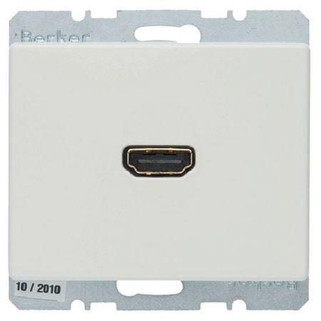Розетка HDMI Berker ARSYS, белый, 3315430069