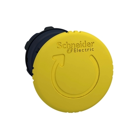 Кнопка Schneider Electric Harmony 22 мм, IP66, Желтый, ZB5AS55