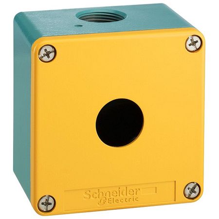 Корпус кнопочного поста Schneider Electric Harmony XAP, 1 отверстие, XAPJ1201