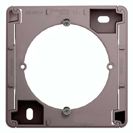 Glossa Коробка накладного монтажа, платина, GSL001200