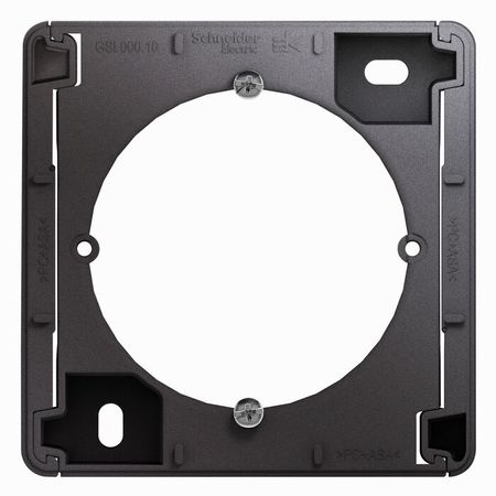 Glossa Коробка накладного монтажа, графит, GSL001300