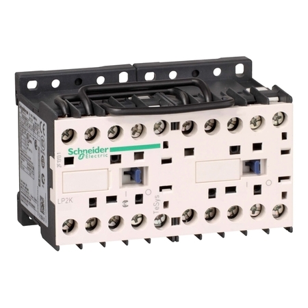 Реверсивный контактор Schneider Electric TeSys LP2K 3P 20А 400/24В DC 4кВт, LP2K0910BD