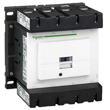 Контактор Schneider Electric TeSys LC1D 4P 200А 440/380В AC 90кВт, LC1D115004Q5