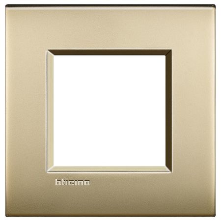 Рамка 1 пост BTicino LIVING LIGHT, золото матовое, LNE4802OF