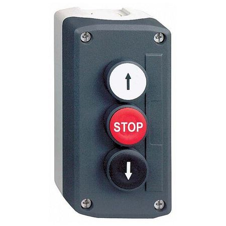 Кнопочный пост Schneider Electric Harmony XALD, 3 кнопки, XALD326