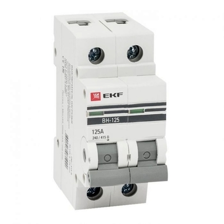 ВН-125, 2P 125А EKF PROxima, SL125-2-125-pro