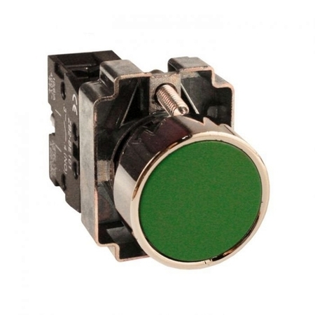 Кнопка EKF PROxima 22 мм, 220В, IP40, Зеленый, xb2-ba31