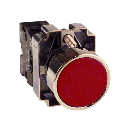 Кнопка EKF PROxima 22 мм, 220В, IP40, Красный, xb2-ba42