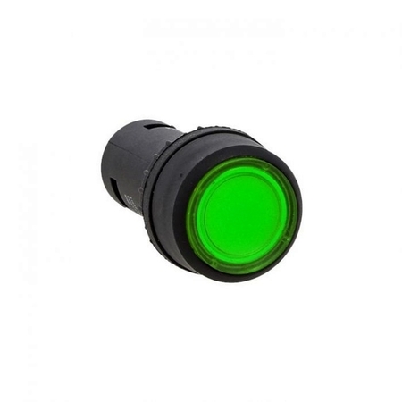 Кнопка EKF PROxima 22 мм, 220В, IP54, Зеленый, sw2c-md-g