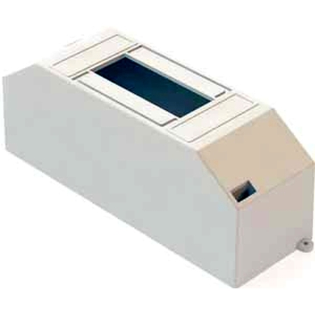 Распределительный шкаф DEKraft ЩРН-П, 1 мод., IP30, навесной, пластик, белая дверь, 31030DEK