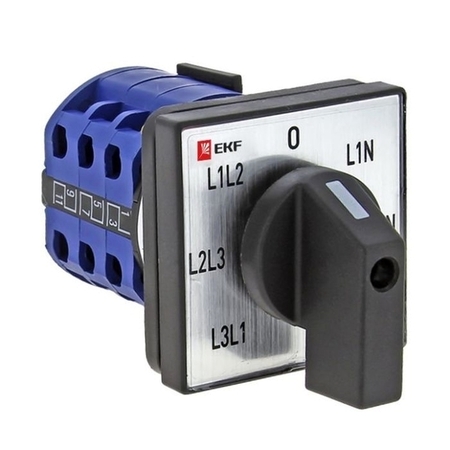 Кулачковый переключатель EKF PROxima, 7 позиций, 10А, pk-1-64-10