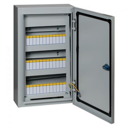 Распределительный шкаф EKF PROxima, 36 мод., IP54, навесной, металл, дверь, mb24-36