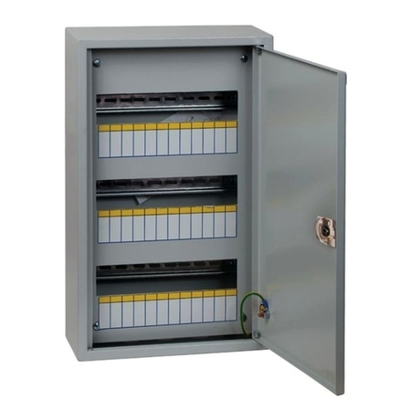 Распределительный шкаф EKF PROxima, 36 мод., IP31, навесной, металл, дверь, mb21-36n