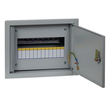 Распределительный шкаф EKF PROxima, 12 мод., IP31, навесной, металл, дверь, mb11-12