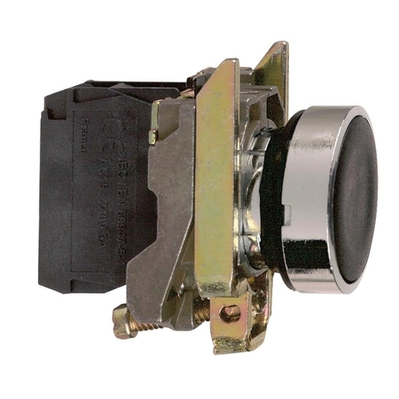 Кнопка Schneider Electric Harmony 22 мм, 220В, IP66, Черный, XB4BA21