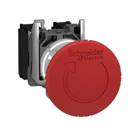 Кнопка Schneider Electric Harmony 22 мм, 220В, IP66, Красный, XB4BS8445