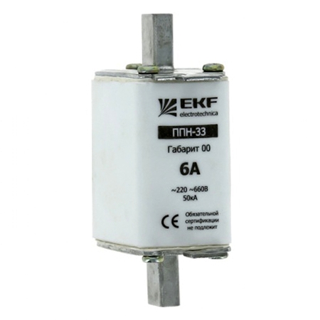 Плавкая вставка ППН-33 160/50А габарит 00 EKF PROxima, fus-33/160/50