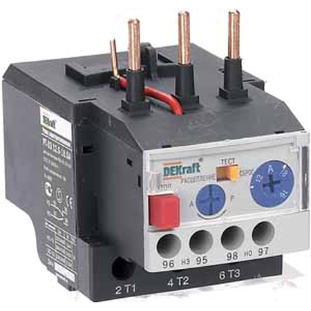 Реле перегрузки электротепловое DEKraft РТ-03 18-25А, класс 10A, 23121DEK